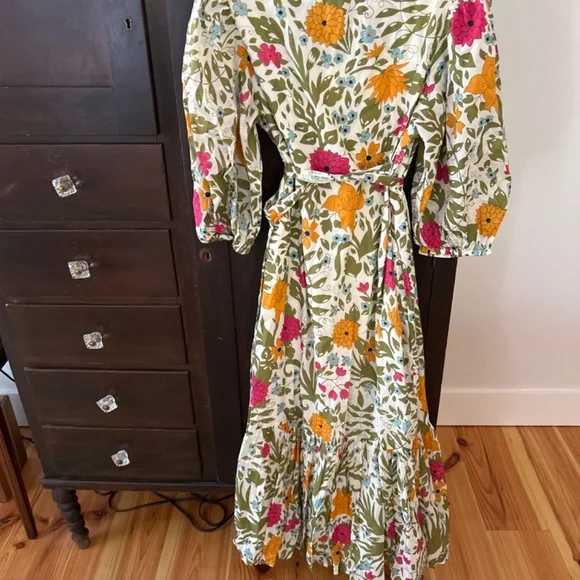 Olivia James Cottage Floral maxi wrap dress Spring/Summer2022 - Picture 2 of 3